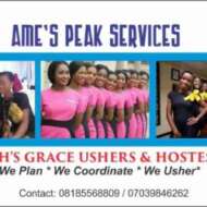 AME'S PEAK SERVICES_Ame's Grace Ushers &Hostess