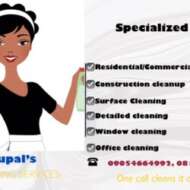 Jupal’s cleaning service