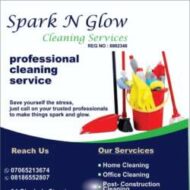 Spark N Glow cleaning services.